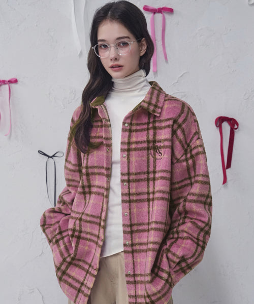 Neige Check Shirt BROWN