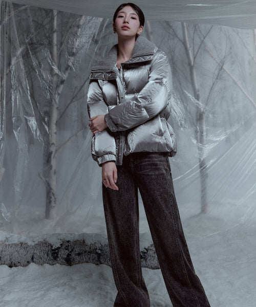 [SUZY] Gray Stitch Wide YP3D5165