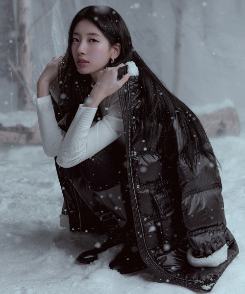 [SUZY] Shoulder Stud Turtleneck Sweater YP4S1653