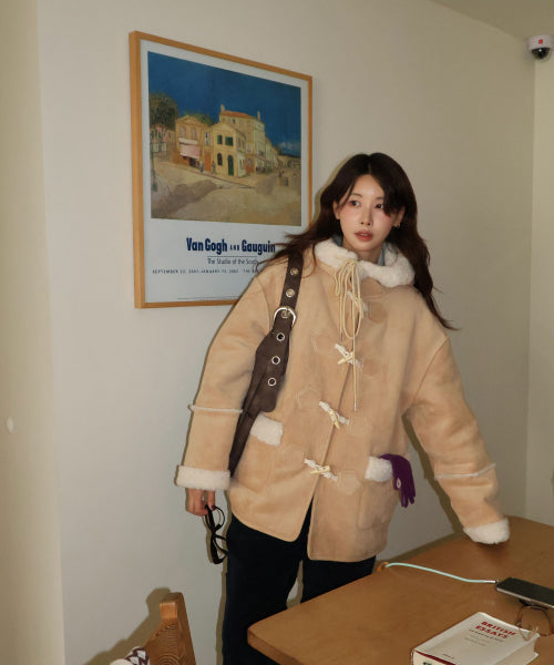ANC HOODIE MUSTANG_BEIGE