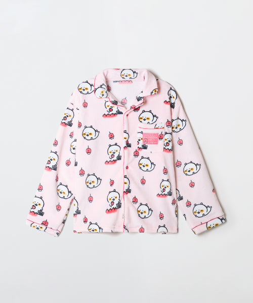 [Damgom] Warm Bear Sleep Pajama (LIGHT PINK)_SPPPG11U01
