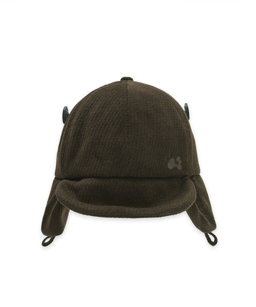 Trooper flap button cap (Brown)