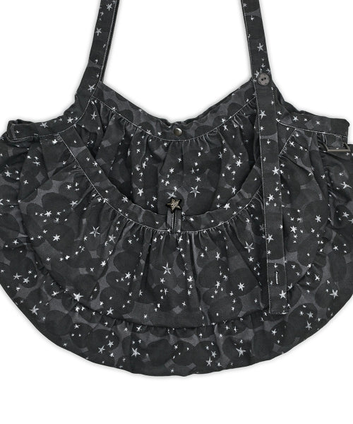Stardust printed cross bag (Black)