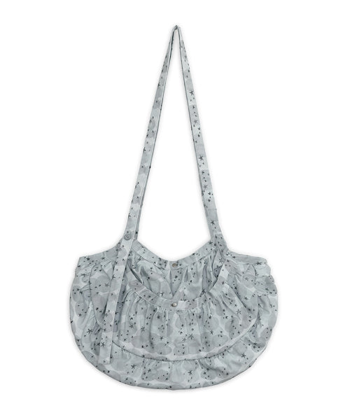 Stardust printed cross bag (Graish blue)