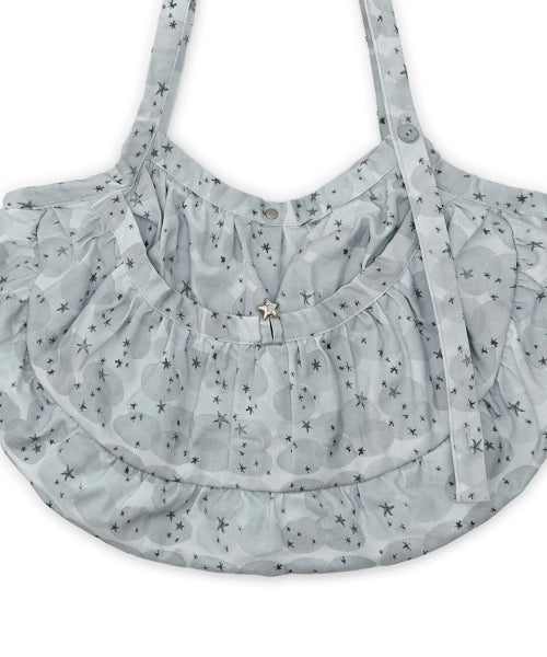 Stardust printed cross bag (Graish blue)