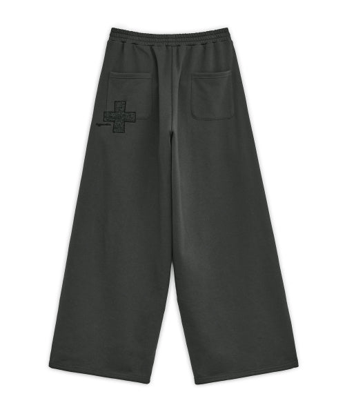 Cross patch jogger pants (Charcoal)