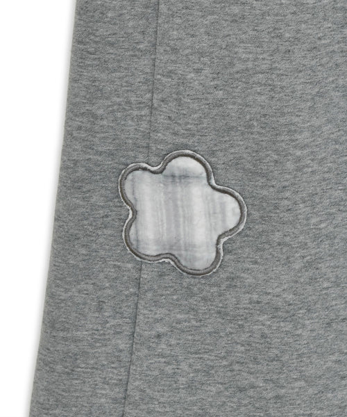 Fleece skirt jogger pants (Mint gray)