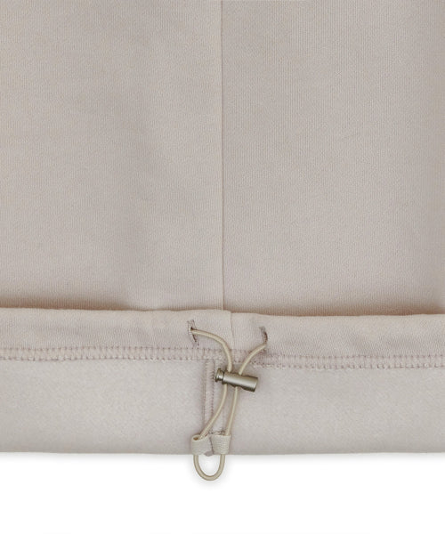 Fleece skirt jogger pants (Pink gray)