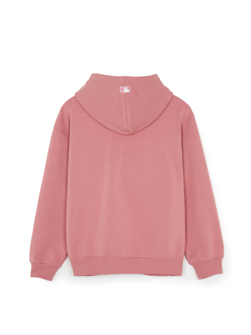 Basic Small Logo Napping Hoodie LA (Coral)