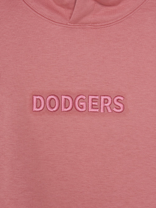 Basic Small Logo Napping Hoodie LA (Coral)