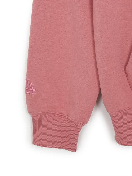 Basic Small Logo Napping Hoodie LA (Coral)