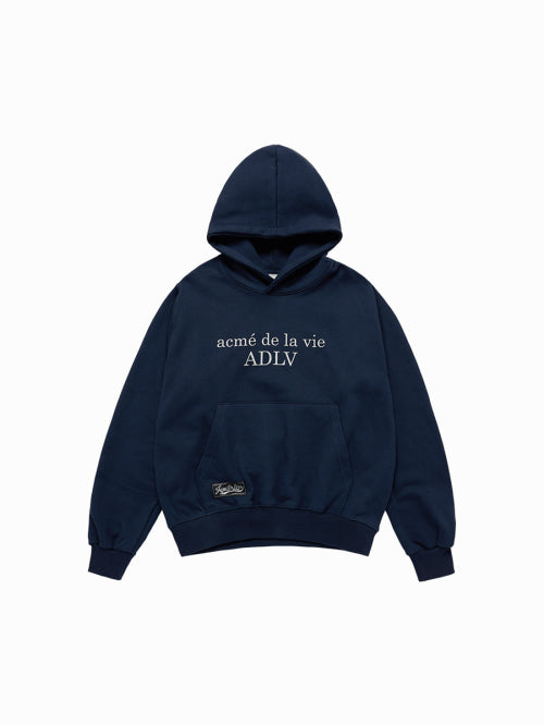 FRONT BASIC LOGO HOODIE (2COLOR)