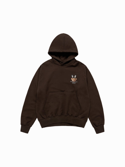 RABBIT BEAR DOLL LOGO HOODIE (2COLOR)