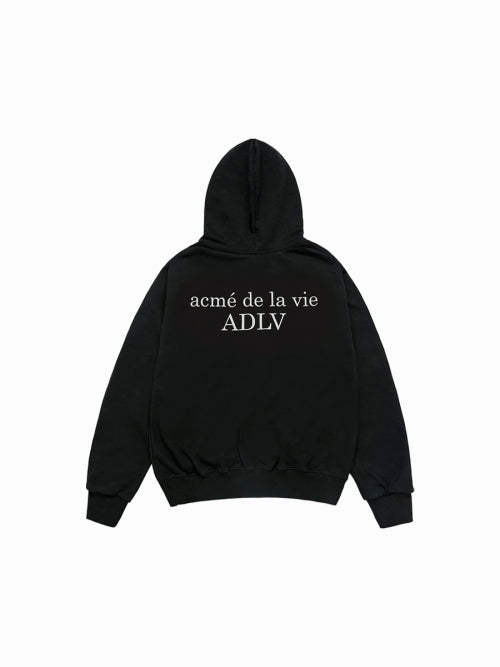 NEW ADLV BABY FACE BUBBLE HOODIE BLACK