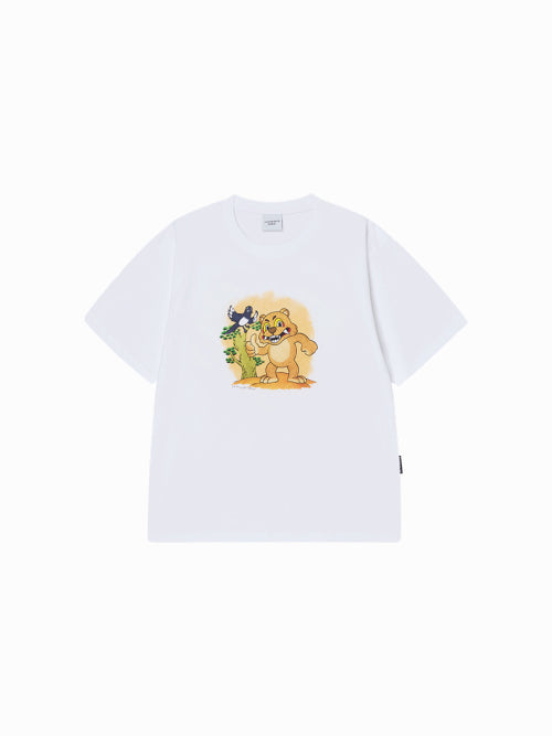 BROWN AC BEAR SHORT SLEEVE T-SHIRT (2COLOR)