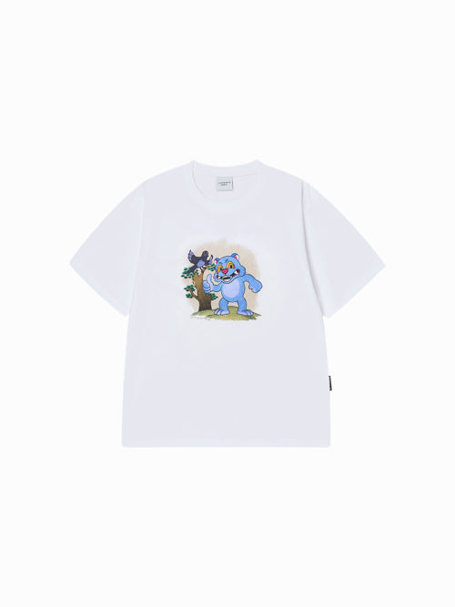 BLUE AC BEAR SHORT SLEEVE T-SHIRT (2COLOR)