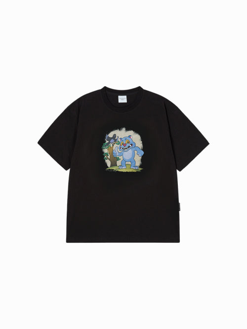 BLUE AC BEAR SHORT SLEEVE T-SHIRT (2COLOR)