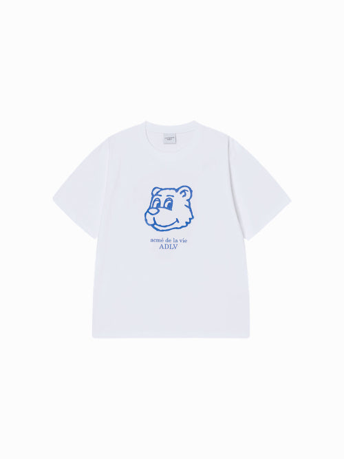 AC BEAR MESH FACE SHORT SLEEVE T-SHIRT (2COLOR)