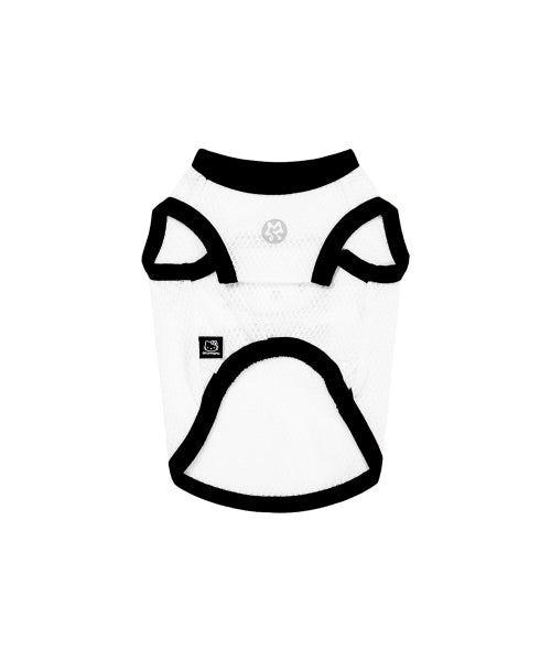 HELLO KITTY X ARUMARU PET SLEEVELESS MESH TOP_BLACK
