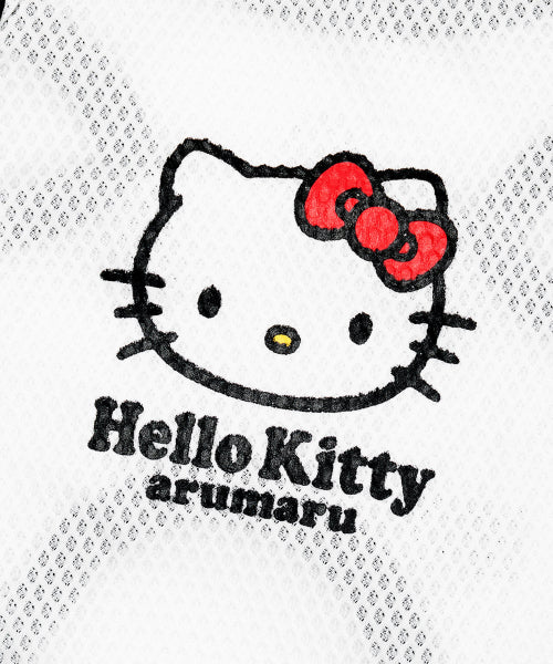 HELLO KITTY X ARUMARU PET SLEEVELESS MESH TOP_BLACK