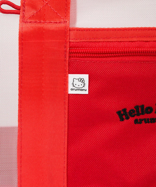 HELLO KITTY X ARUMARU CARRY BAG_RED