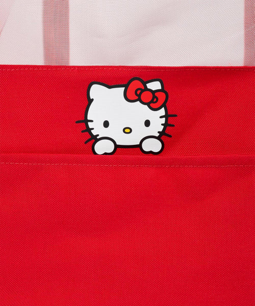 HELLO KITTY X ARUMARU CARRY BAG_RED