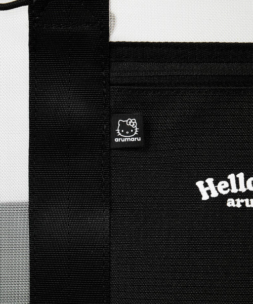 HELLO KITTY X ARUMARU CARRY BAG_BACLK