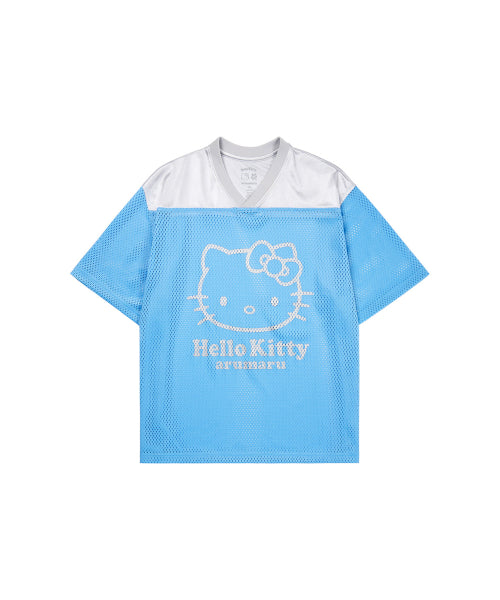 HELLO KITTY X ARUMARU FOOTBALL JERSEY SET_SKY BLUE