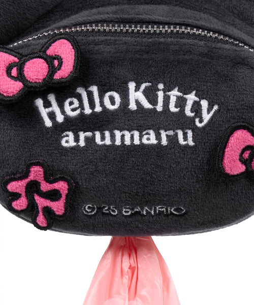 HELLO KITTY x ARUMARU POOP BAG KEY RING_BLACK