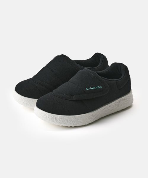 Cozy 2 foot easy merino wool padded shoe black
