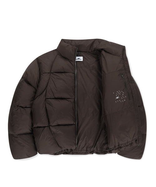 Toray Slice Down Jacket Brown