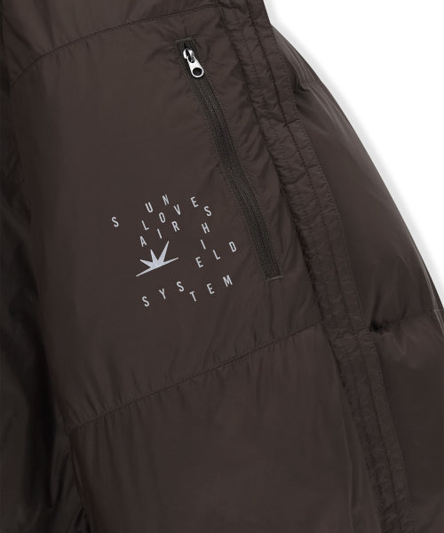 Toray Slice Down Jacket Brown