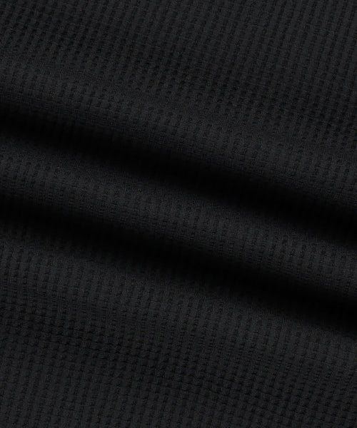 Aero Waffle LS Tee Black