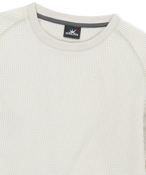 Aero Waffle LS Tee Stone
