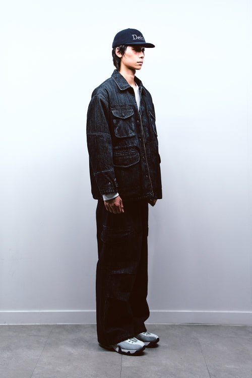 CHAIN DENIM M51 CARGO PANTS IN BLUE