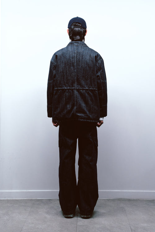 CHAIN DENIM M51 CARGO PANTS IN BLUE
