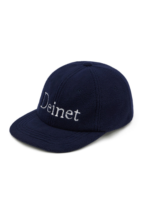 FLEECE ZIGZAG LOGO CAP IN NAVY