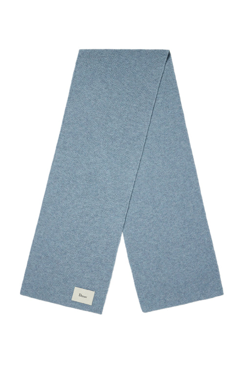 WOOL BASIC MUFFLER IN BLUE