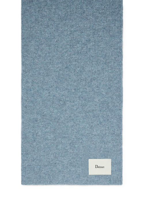WOOL BASIC MUFFLER IN BLUE