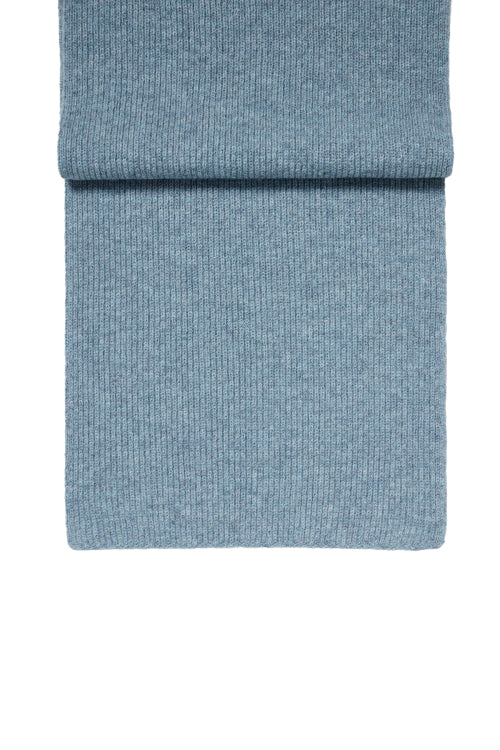 WOOL BASIC MUFFLER IN BLUE