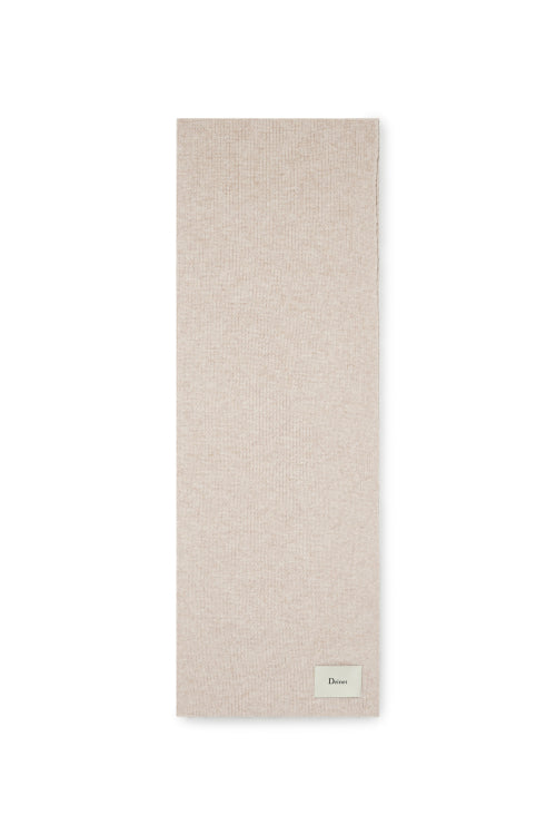 WOOL BASIC MUFFLER IN OATMEAL