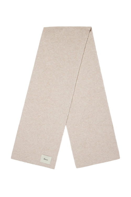 WOOL BASIC MUFFLER IN OATMEAL