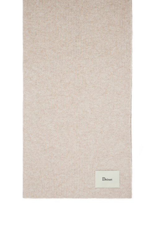 WOOL BASIC MUFFLER IN OATMEAL