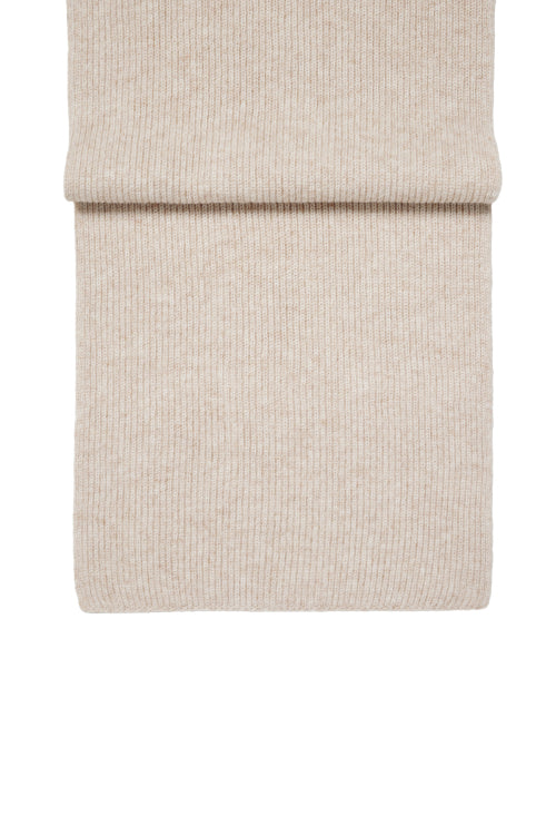 WOOL BASIC MUFFLER IN OATMEAL