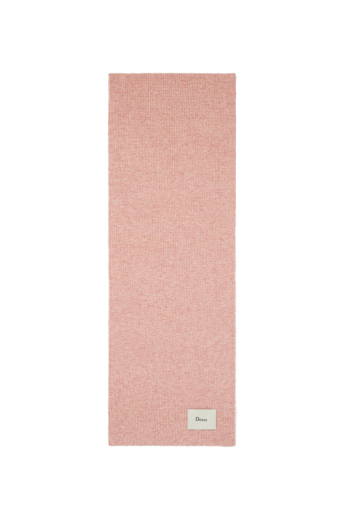 WOOL BASIC MUFFLER IN PINK