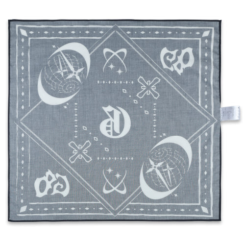 Gothic pattern bandana scarf