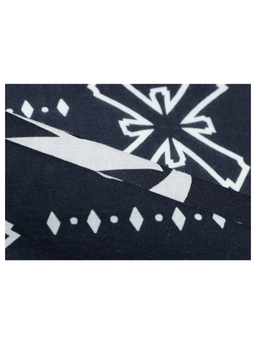 Gothic pattern bandana scarf