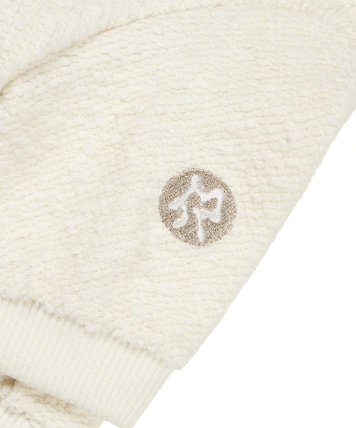 HELLO KITTY X ARUMARU CROPPED HOODIE ZIP JACKET SET_IVORY