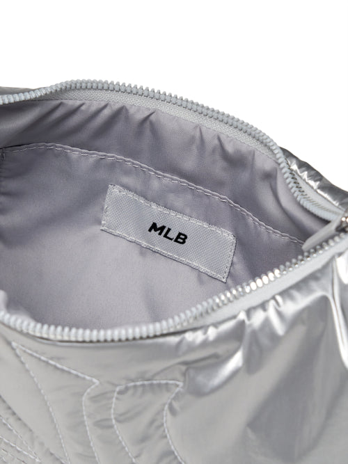 Basic Sportive Stitch Hobo Bag NY (Silver)
