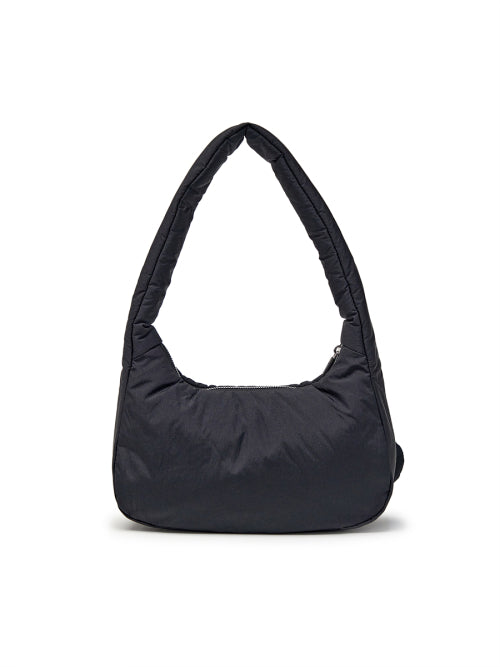 Basic Sportive Stitch Hobo Bag NY (Black)